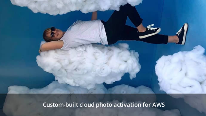 Custom-built cloud photo activation for AWS